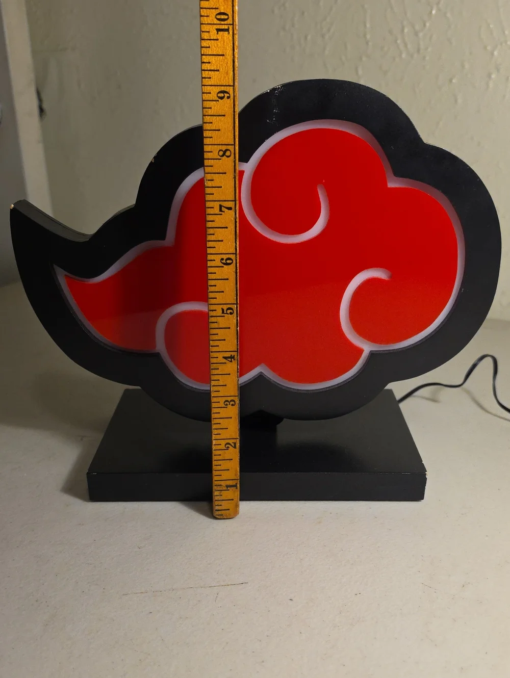Red & Black Cloud LED Neon Sign